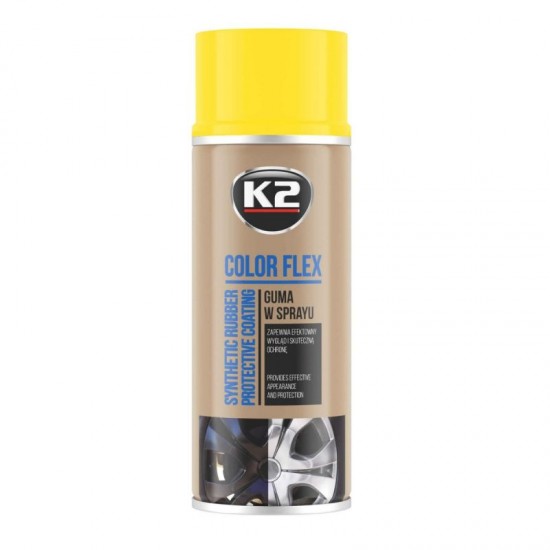 Laikini dažai geltoni K2 Color Flex